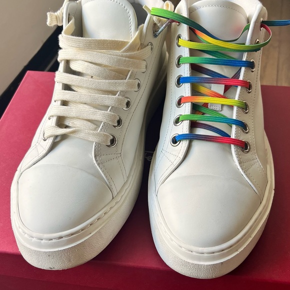 Ferragamo Mid Cut Sneaker - Multicolor - Picture 3 of 7